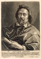 Selbstporträt (graviert von Johannes Meyssens)